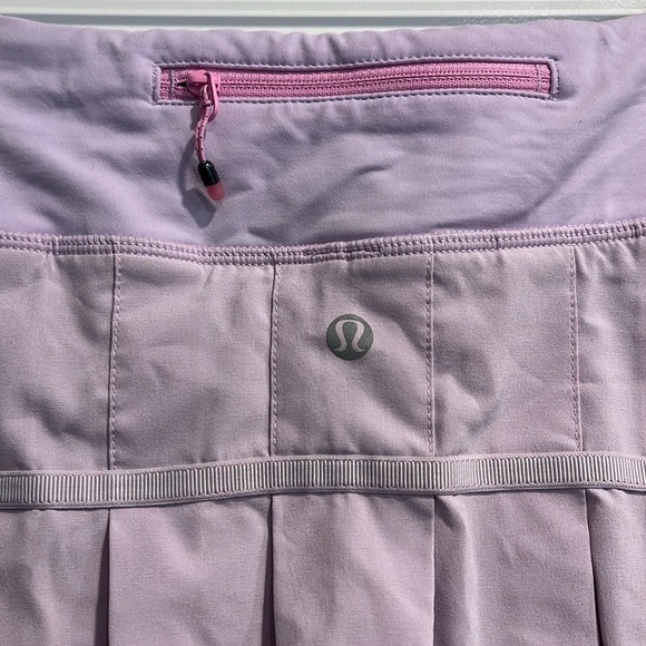 RARE Lululemon run pace setter tennis skirt pretty purple 4 tall - Picture 3 of 9